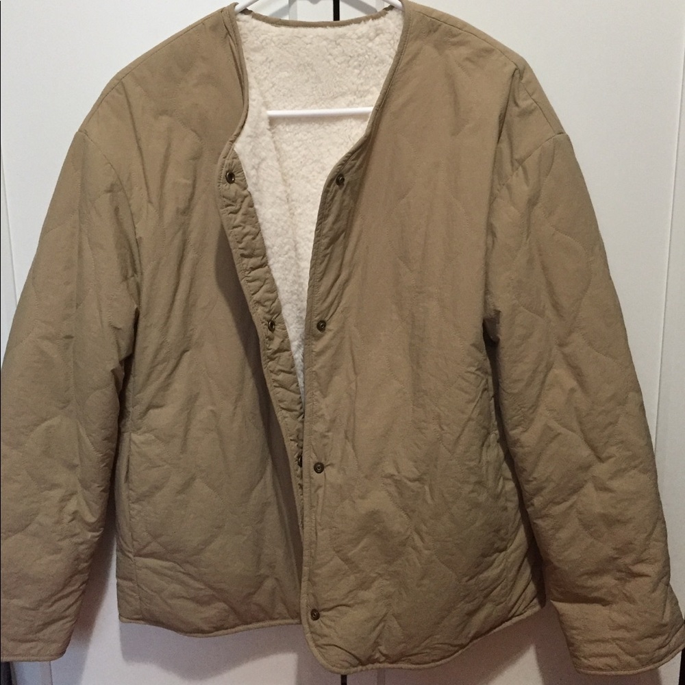 Collarless Reversible Jacket